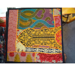 cover 40x40 cm in old Gujarat fabrics - 476