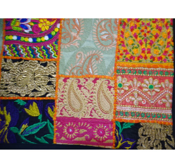 copy of cover 40x40 cm in old Gujarat fabrics - 482