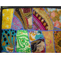 cover 40x40 cm in old Gujarat fabrics - 488
