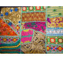 rivestimento 40x40 cm in vecchi tessuti del Gujarat - 507
