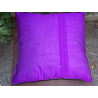 cushion cover 40x40 Purple border brocade