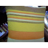 Fodera per cuscino kerala 40x40 cm giallo, arancio e tortora