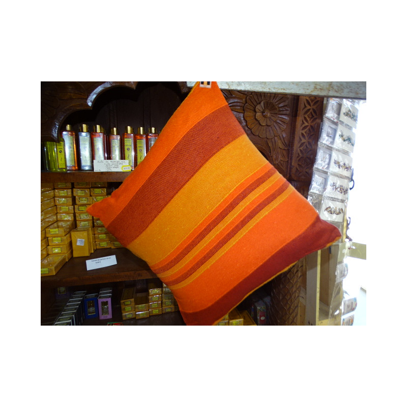 Kissenbezug Kerala 40x40 cm 2 Orangen und Pflaume