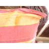 Kussenhoes 40x40 cm rood/bordeaux streep