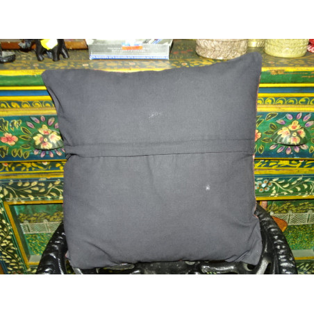 Cushion cover 1 elephant 40x40 cm bordeaux brocade edge