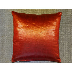 Fodera di cuscino Metallo 40x40 cm arancione