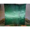 Mandala Kissenbezug dunkelgrün Brokatrand - 2