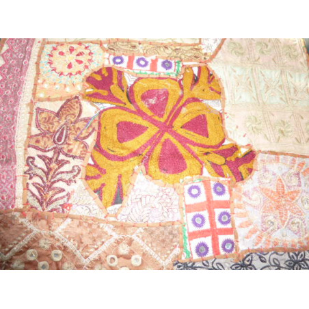 fundas de colchón, viejas telas de Gujarat - 340