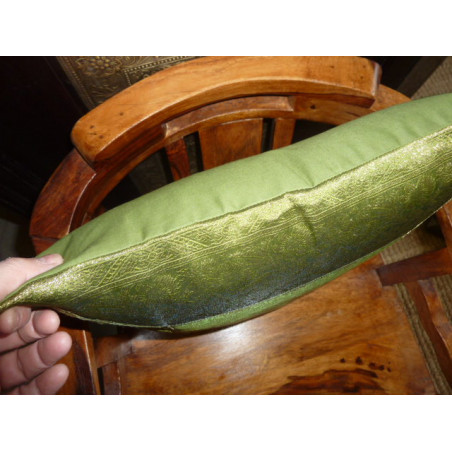 fodera pavone verde bord broccato 40x40 cm