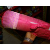 Lona de brocado rosa 60 x 14 cm (delgada)