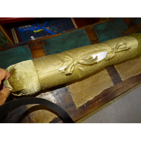 Duffel goldenen Brokat 60 x 14 cm (dünn)