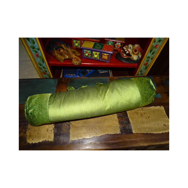 Lona de brocado verde 60 x 14 cm (delgada)