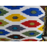 Fodera per cuscino in 40x40 cm stampata IKAT multicolore
