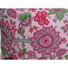 Fodera per cuscino in 40X40 cm stampata con fiori rosa e grigi