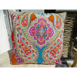 Fodera per cuscino in 40X40 cm con kashmeer multicolore