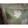 cushion cover leafs of chêne green