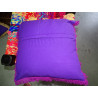 Cushion covers 40x40 cm in purple color and purple fringes