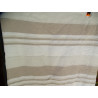 Indian bedspread KERALA in ecru and beige color 260 x 240 cm