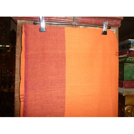 Petit kerala bordeaux orange - couture 150x220 cm