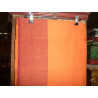Kleine oranje bordeaux kerala - naad 150x220 cm