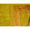 tablecloth yellow brocade edge