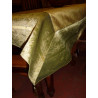 manteles taffetas brocado 150x225 cm verde  clair