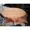 table covers 105x105 cm square orange
