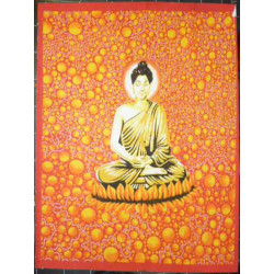 Buddha bulles oranges et rots