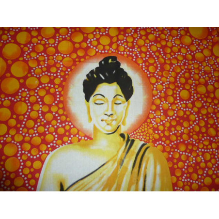 Buddha bulles oranges et rots