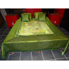 cama verde conjunto con mosaico - 2