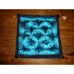 Seat cushions of Chairturquoise blacke birds