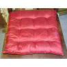 cuscini per sedie rosso bordi di broccato