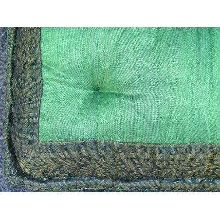 Cushion Floor Blumen dunkelgrün