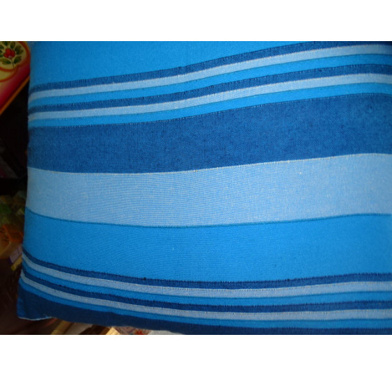 Fodera per cuscino kerala 60X60 cm turchese e 2 blu