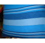 Funda de cojín kerala 60X60 cm turquesa y 2 azules
